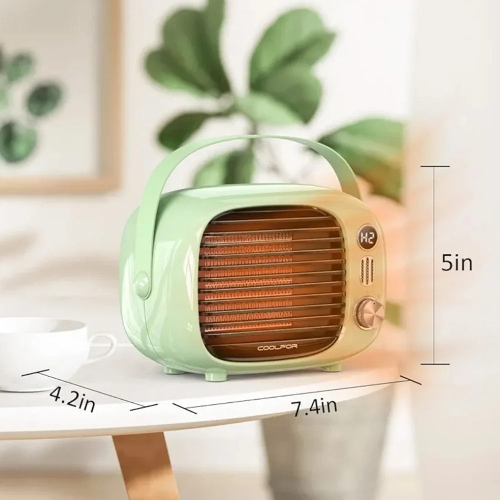 🆕 retro green space heater